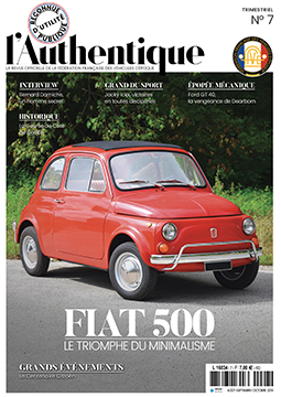 No 01 de l'Authentique avec une couverture d'une 4CV RENAULT