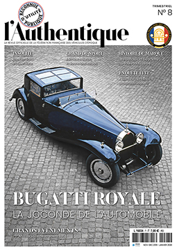 No 01 de l'Authentique avec une couverture d'une 4CV RENAULT
