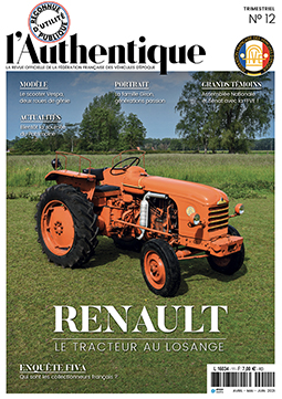 No 01 de l'Authentique avec une couverture d'une 4CV RENAULT