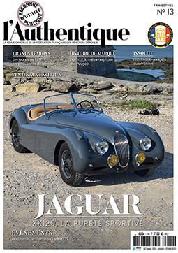 No 01 de l'Authentique avec une couverture d'une 4CV RENAULT
