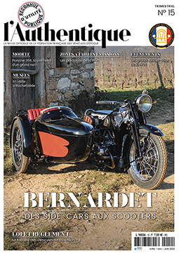 No 01 de l'Authentique avec une couverture d'une 4CV RENAULT