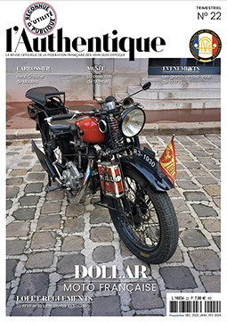 No 01 de l'Authentique avec une couverture d'une 4CV RENAULT