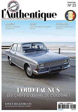 No 01 de l'Authentique avec une couverture d'une 4CV RENAULT