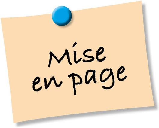 Pressaction, mises en page
